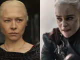 Rhaenyra (Emma D'Arcy) y Daenerys (Emilia Clarke)