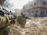 Soldados israelíes participan en una de las operaciones de las fuerzas armadas en Gaza.