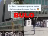 Compartir este vídeo de personas bailando en la calle no sirve para donar 20 céntimos para luchar contra el cáncer.