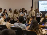 Naciones Unidas ha recibido a 60 estudiantes españoles para recoger sus preocupaciones y propuestas.