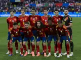 Alineación de la selección española.