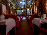 Interior del tren de lujo Al Ándalus