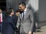 El expresidente de la Generalitat, Pere Aragonès y el presidente del Gobierno, Pedro Sánchez.