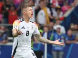 Kroos durante el partido de Alemania-España en la Eurocopa 2024