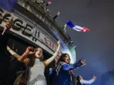 Celebraciones tras la segunda vuelta de las elecciones francesas
