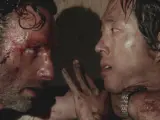 Rick (Andrew Lincoln) y Glenn (Steven Yeun) en 'The Walking Dead'