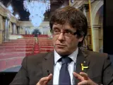 15/04/2018 El expresidente de la Generalitat Carles Puigdemont EUROPA ESPAÑA POLÍTICA TV3