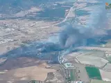 Incendio en Talavera de la Reina, Toledo.