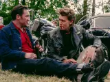 Tom Hardy y Austin Butler en 'Bikeriders. La ley del asfalto'