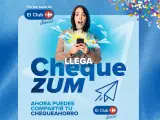Carrefour lanza ChequeZum para que sus clientes pueden compartir el ChequeAhorro.