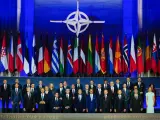 Los líderes de la OTAN, en Washington.