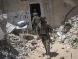 Soldados israelíes en una de las operaciones en territorio gazatí.