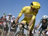 Vingegaard y Pogacar en el Tour de Francia.