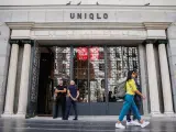 Tienda Uniqlo en la Gran V&iacute;a de Madrid.