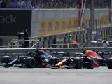 Accidente entre Verstappen y Hamilton 2021.