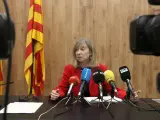 La presidenta de la Audiencia de Lleida, Lucía Jiménez.