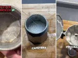 La cuenta de TikTok Cafemaxpag muestra cómo ha limpiado su cafetera italiana.