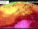 Temperaturas previstas para el próximo miércoles 17 de julio.