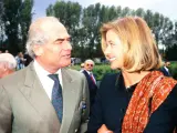 El pr&iacute;ncipe Heinrich de F&uuml;rstenberg y su esposa Massimilana Milana en Alemania, en 1999.