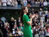 La princesa de Gales, Kate Middleton, en la final masculina de Wimbledon en 2023.