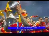 El rótulo viral de TVE al acabar el partido.