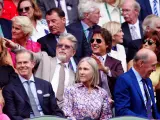 Tom Cruise, en la grada de Wimbledon durante la final