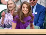 Tal y como estaba anunciado, Kate Middleton ha reaparecido públicamente en la final de Wimbledon entre Alcaraz y Djokovic, que se disputa en Londres a partir de las 15.00 horas.