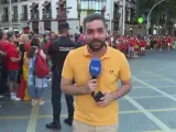 Reportero de TVE Pablo Ramos.