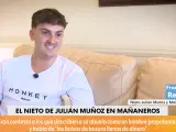 Fran, el nieto de Juli&aacute;n Mu&ntilde;oz y Mayte Zald&iacute;var.