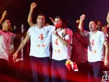 Celebración de España por la Eurocopa, liderada por Rodri y Morata
