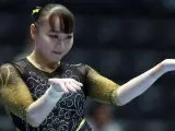 La gimnasta japonesa Shoko Miyata.