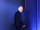 Joe Biden, saliendo de una sala en la &uacute;ltima convenci&oacute;n de la ONU.