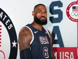 LeBron James, abanderado de Estados Unidos en los Juegos Ol&iacute;mpicos de Par&iacute;s.