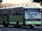 Un autobús del servicio Interurbano de Madrid. 11/7/2019