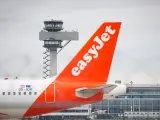 Avión de EasyJet en el aeropuerto de Berlín