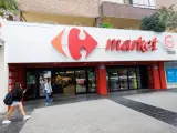 Un supermercado de Carrefour en Madrid