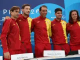 Equipo olímpico español de tenis.