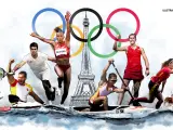 Figuras olímpicas en París 2024.