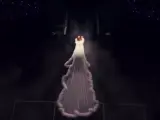 Karol G canta Ocean en el Bernabéu con un vestido de Palomo Spain