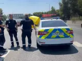 Muere un hombre de 57 años tras caerse de la moto y ser atropellado por un camión en la M-30..EMERGENCIAS MADRID..24/07/2024 [[[EP]]]