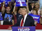 El candidato presidencial republicano, Donald Trump, durante un mitin en Charlotte, Carolina del Norte.