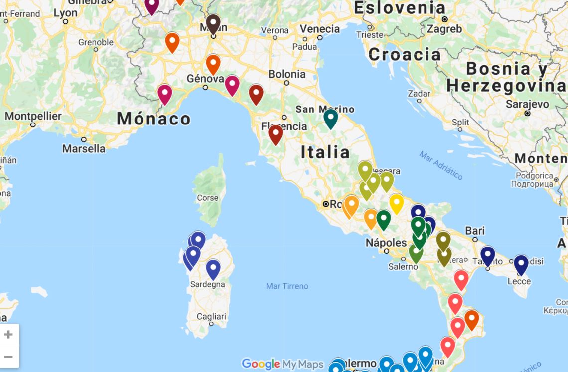 El mapa de las casas a 1 euro todos los municipios de Italia que las