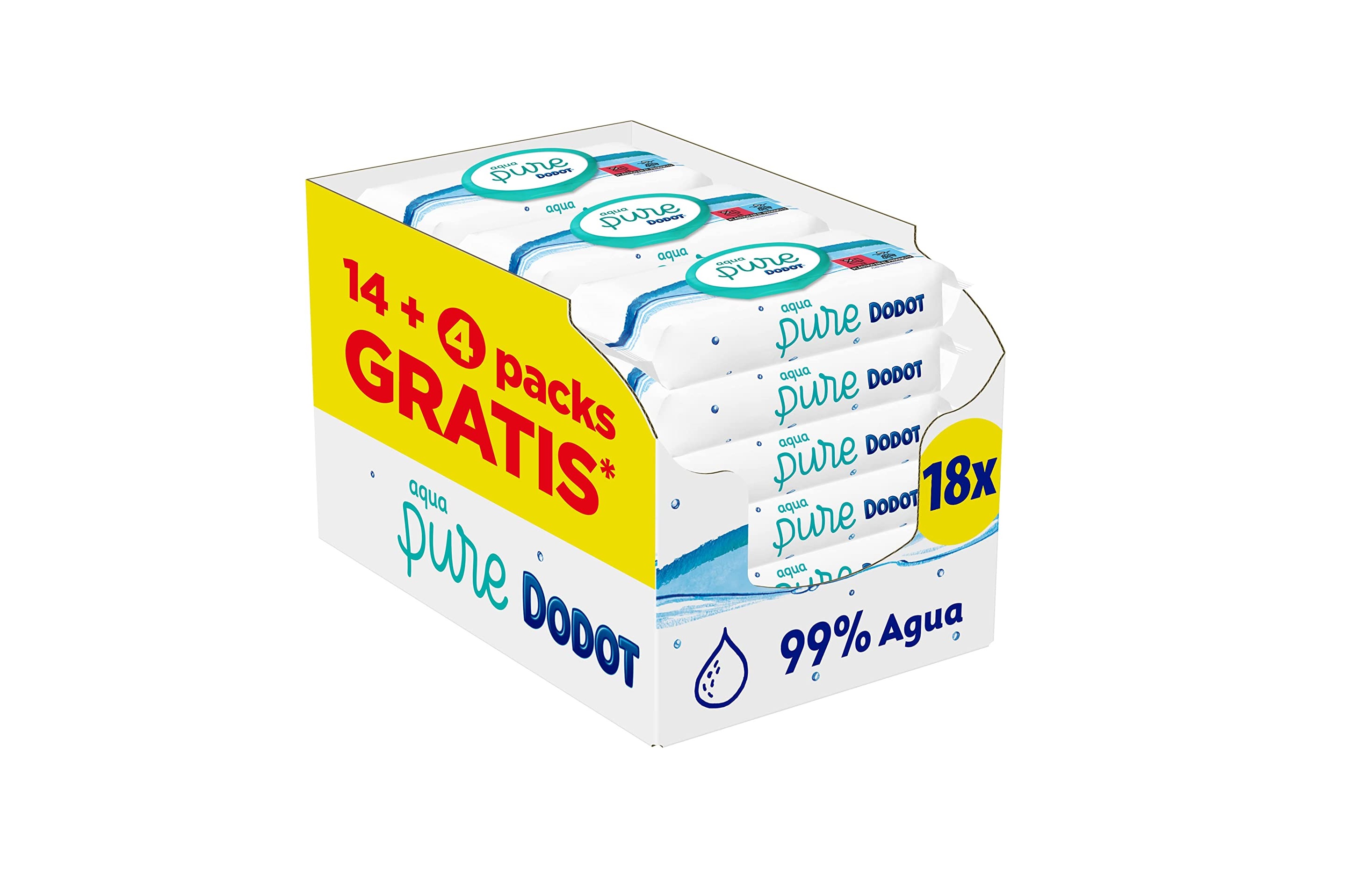 Comprar Toallita Dodot Aqua Pure 48 a precio de oferta
